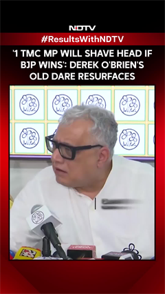 '1 TMC MP Will Shave Head If BJP Wins 1 Seat In Kolkata': Derek O'Brien's Old Dare Resurfaces