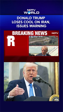 Trump Warns Iran, Says 'On The Borderline'; Claims Israel Will Follow US Lead