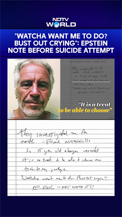 Epstein News | Epstein Note Before Suicide Attempt: "Watcha Want Me To Do? Bust Out Crying"