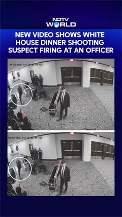 New Video Shows White House Dinner Shooting Suspect Firing At An Officer