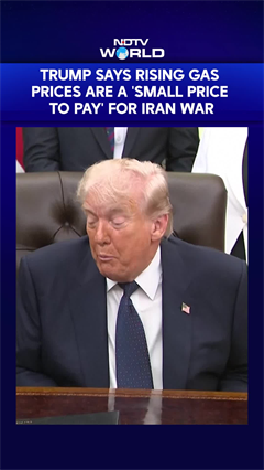 Trump Says Rising Gas Prices Are A 'Small Price To Pay' For Iran War