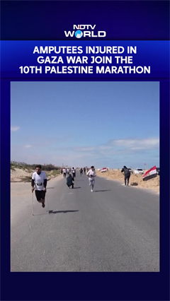 Amputees Injured In Gaza War Join The 10th Palestine Marathon