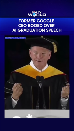 Former Google CEO Gets Booed For Talking About AI At Graduation Ceremony