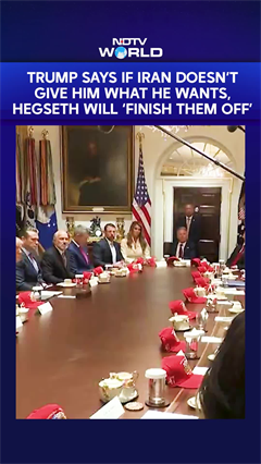 Trump Says If Iran Doesn&rsquo;t Give Him What He Wants, Pete Hegseth Will &lsquo;Finish Them Off&rsquo;