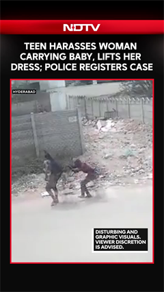 Video: Hyderabad Teen Harasses Woman Carrying Baby, Lifts Her Dress On Road; Police Registers Case