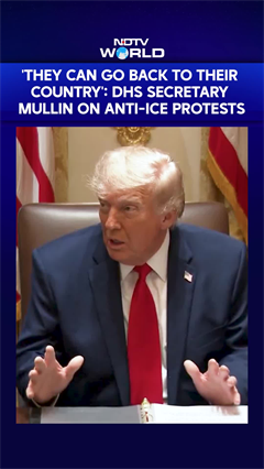 'They Can Go Back To Their Country': DHS Secretary Mullin On Newark ICE Detention Facility Protests