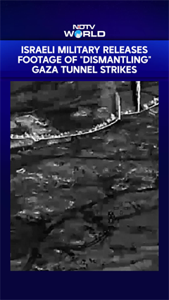 IDF Releases Video Of What It Says Is An Operation To Dismantle Gaza Tunnel Routes