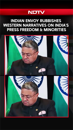 "Shows Lack of Understanding": Indian Envoy Slams Question On India's Minorities & Press Freedom