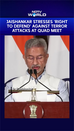 QUAD Foreign Ministers Meet | Jaishankar Defends India&rsquo;s Right To Respond To Terror At QUAD Briefing