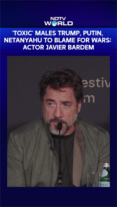 Actor Javier Bardem Blames 'Toxic Males' Trump, Putin, & Netanyahu For Wars