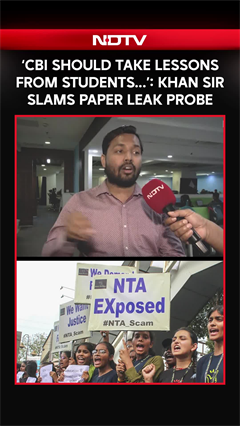 'CBI Should Take Lessons From Students...': Khan Sir Slams NEET Paper Leak Probe