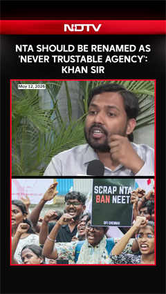 NTA Should Be Renamed As 'Never Trustable Agency': Khan Sir On NEET-UG Row
