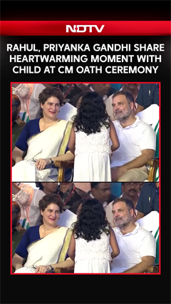 Kerala CM Oath Today | Viral Moment: Kid Greets Rahul & Priyanka Gandhi At Kerala CM Oath Ceremony