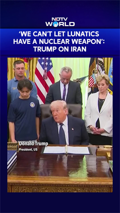 &lsquo;We Cannot Let Lunatics Have A Nuclear Weapon&rsquo;: Trump On Iran