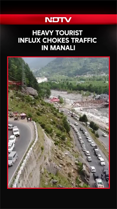 Tourist Rush Amid Heatwave Triggers Massive Traffic Jam in Manali