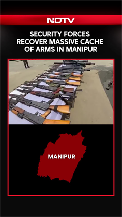 Manipur News Today | Security Forces Recover Massive Cache Of Arms In Manipur