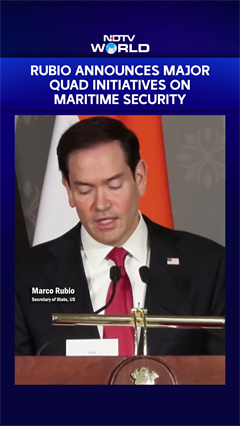 Quad Foreign Ministers Meet | Marco Rubio Unveils Major QUAD Initiatives On Maritime Security