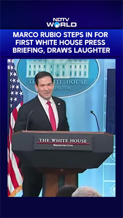 US State Secretary Marco Rubio Brings Laughs To His White House Press Briefing Debut