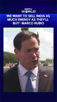 'India Is A Great Ally, We Want To Sell As Much Energy As They'll Buy': Marco Rubio