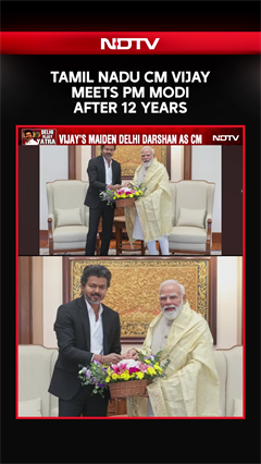 CM Vijay News | Tamil Nadu CM Vijay Meets PM Modi After 12 years