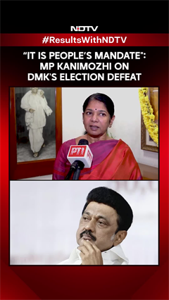 MP Kanimozhi On DMK's Election Defeat: &ldquo;It is people&rsquo;s mandate"
