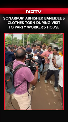 Sonarpur: Abhishek Banerjee's Clothes Torn During Visit to Party Worker's House