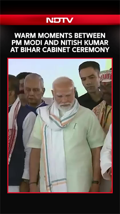Warm Moments Between PM Modi and Nitish Kumar Steal the Show at Bihar Cabinet Ceremony