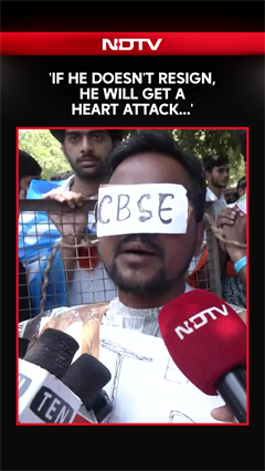 'If He Doesn't Resign, He Will Get A Heart Attack': NSUI Protestor On CBSE Row