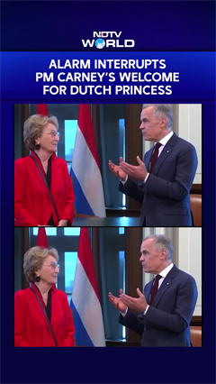 Alarm Interrupts PM Carney's Welcome For Princess Margriet Of The Netherlands