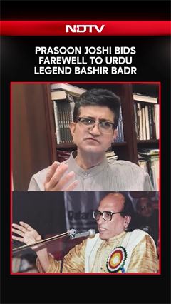 Prasoon Joshi Bids Farewell To Urdu Legend Bashir Badr