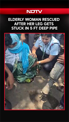 65-Year-Old Pune Woman Rescued After Her Leg Gets Stuck In 5 Ft Deep Pipe