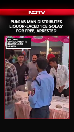 Punjab Man Distributes Liquor-Laced &lsquo;Ice Golas&rsquo; For Free In Chandigarh Sector 9, Arrested