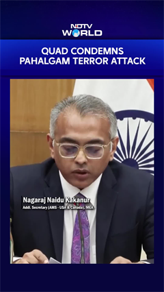 Quad Foreign Ministers Condemn Pahalgam Terror Attack | MEA Reveals Key Details From Meeting