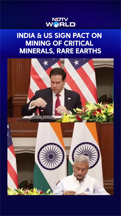 India & US Sign Bilateral Agreement On Mining Of Critical Minerals, Rare Earths