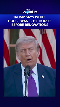 Trump Says White House Was A S*** House Before He Renovated It
