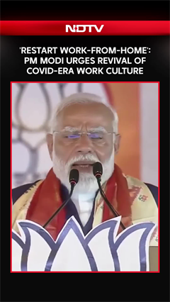 'Revive Work From Home': PM Modi Urges For COVID Era Work Culture