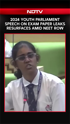 2024 Youth Parliament Speech On Exam Paper Leaks Resurfaces Amid 2026 NEET Row