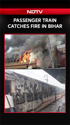 Passenger Train Catches Fire In Bihar's Sasaram, Short Circuit Likely Cause