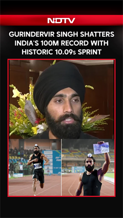 Gurindervir Singh Shatters India's 100m Record With Historic 10.09s Sprint