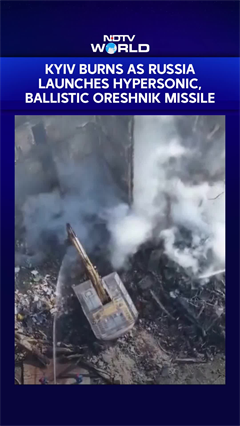 Russia Ukraine War | Kyiv Burns As Moscow Unleashes Hypersonic Ballistic Oreshnik Missile