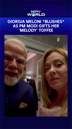 Giorgia Meloni Thanks PM Modi As He Gifts 'Melody' Toffee To The Italian PM