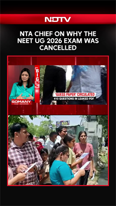 NTA Chief Abhishek Singh Reveals Why NEET UG 2026 Exam Had To Be Cancelled