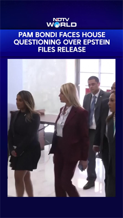 Former US Attorney General Pam Bondi Faces House Questioning Over Release Of Epstein Files