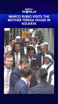 Marco Rubio, Wife Visit Saint Teresa's Mother House In Kolkata