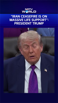 "Iran Ceasefire Is On A Massive Life Support": Donald Trump