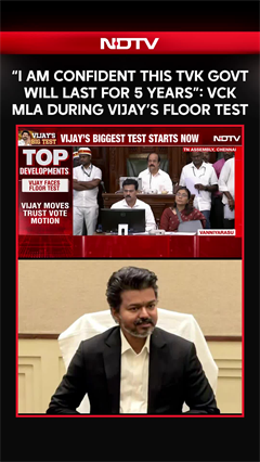 "Confident This Govt Will Last For 5 Years": VCK Extends Support To Vijay Government