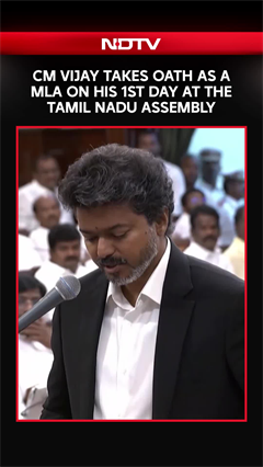Vijay Takes Oath As A MLA In The Tamil Nadu Assembly A Day After Taking Oath As Chief Minister