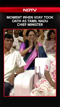 Moment When Vijay Took Oath As The Chief Minister Of Tamil Nadu