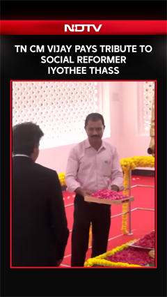 Video: CM Vijay Pays Tribute To Social Reformer Iyothee Thass Pandithar On His 181st Birth Anniversary