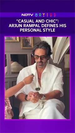 Video : "Casual And Chic": Arjun Rampal Defines His Personal Style